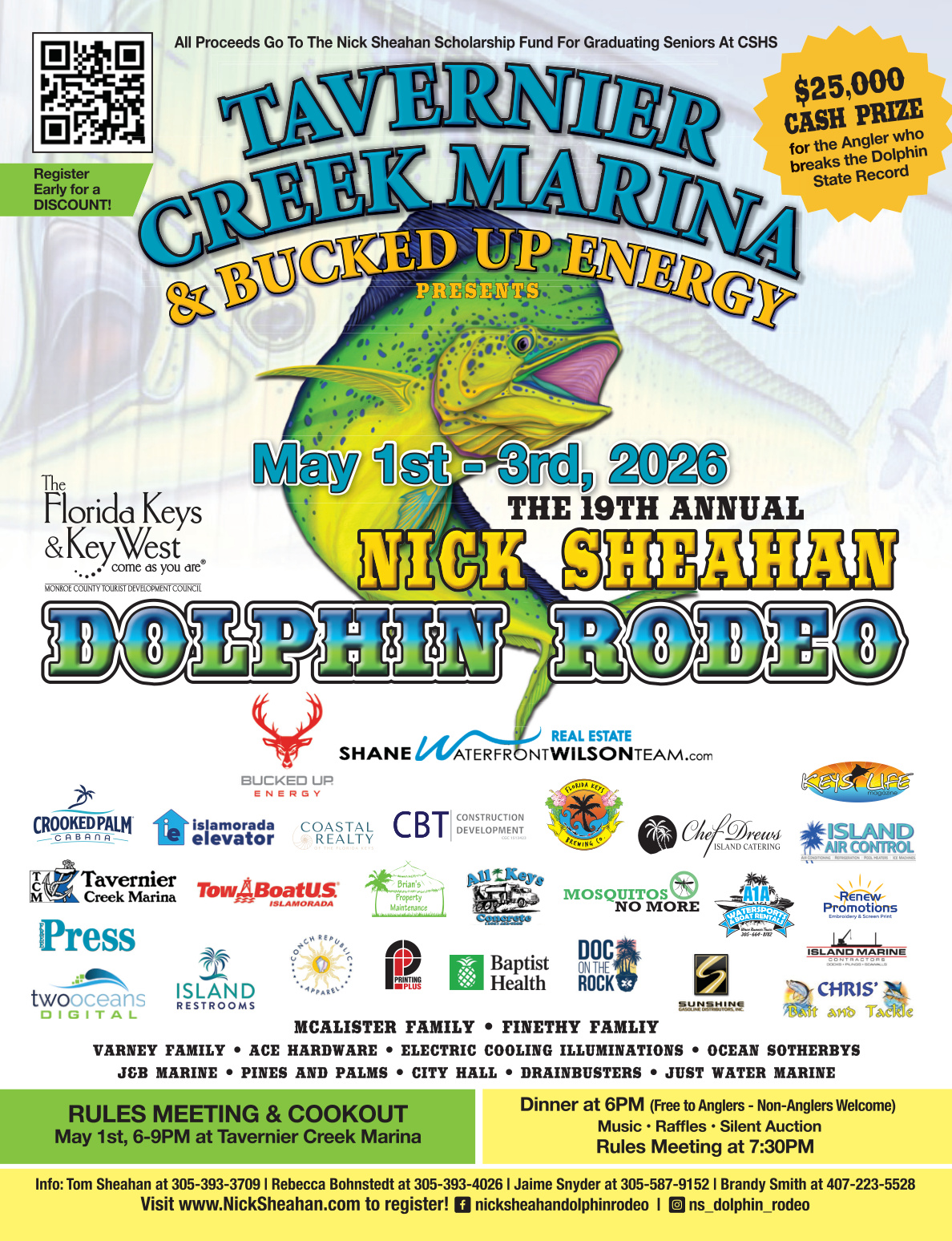 19th Annual Nick Sheahan Dolphin Rodeo - May 1st-3rd, 2026